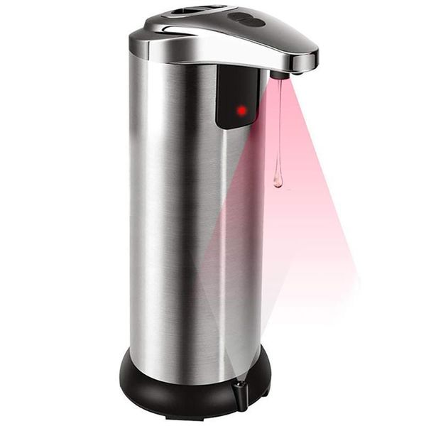 

automatic soap dispenser infrared touchless motion bathroom dispenser sensor liquid stainless steel soap