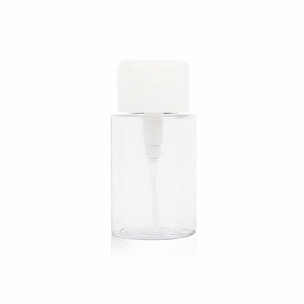 

storage bottles & jars 150ml transparent empty pump liquid alcohol press nail polish remover cleaner bottle dispenser make up refillable con