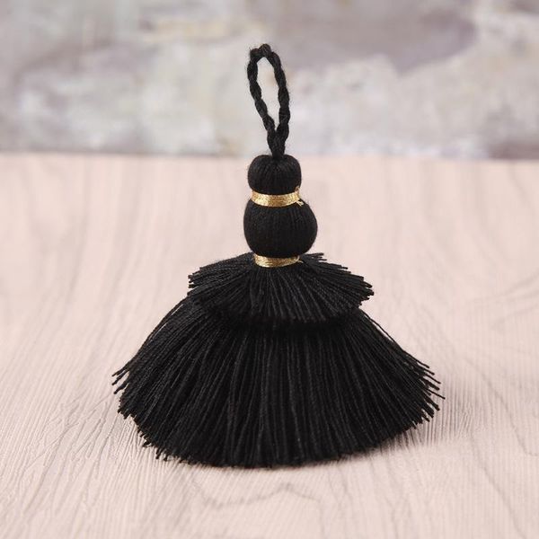 

2pcs mini fashion tower layer tassel diy jewelry curtain garments decorative accessories key chain handbag pendant craft tassels h jllixr