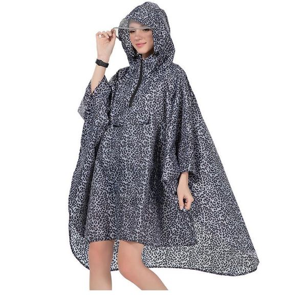 

2019 new 3 patterns waterproof polyester women rain coat cape hooded for ladies men hiking bicycle rai bbywww