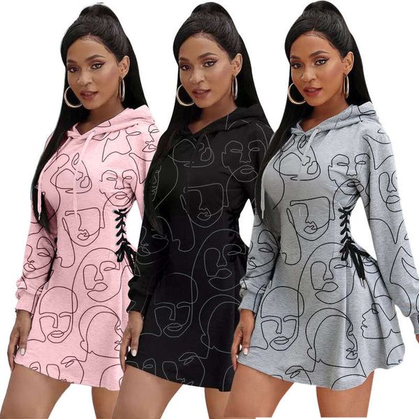 

m8030 2020 autumn casual fashion street dress for women, Black;gray