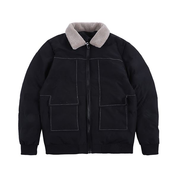 

2021 New Man-made Cotton Jacket T6ZW, Black