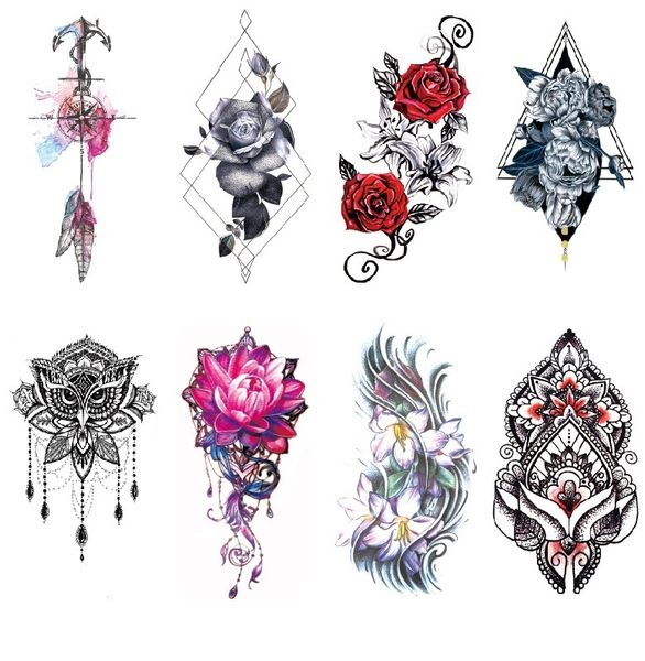 

waterproof tattoo stickers water transfer tattoo personalized roses tattoo stickers