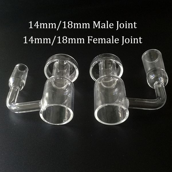 Neueste Raucherzubehör 14mm 18mm Männlich Weiblich Joint Terp Vakuum Quarz Banger Für Wasserpfeifen Dab Rigs Banger Nails