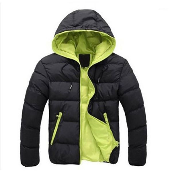 

jacket dual color long sleeve men jacket cotton casual winter men coats comfortable male outwear universal clearance1, Black