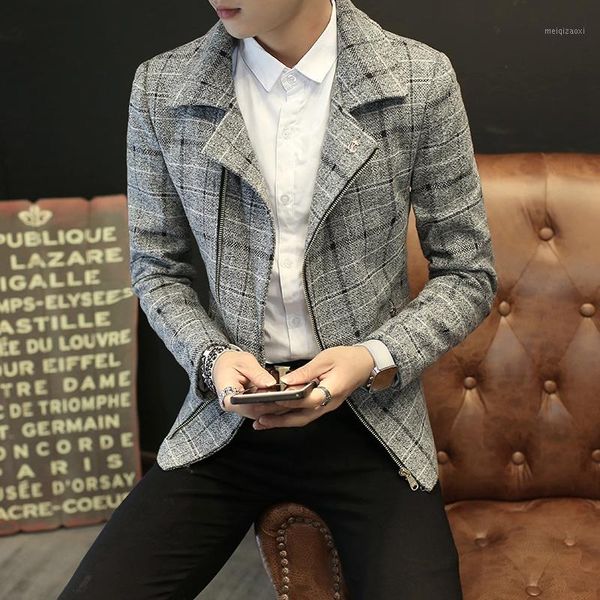 

men's jacket leisure men's coat1, Black;brown