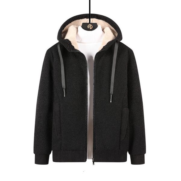 

2021 cotton man-quilted clothing new winter thick cotton-padded dress male youth clothes 59u4, Black