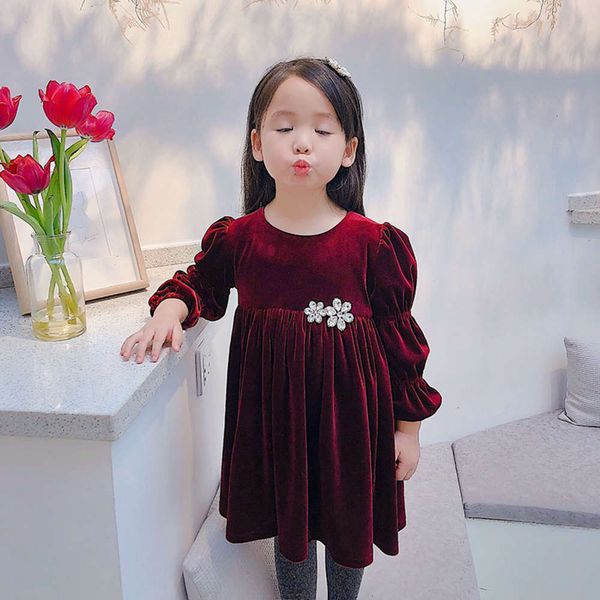 

sve waistline lantern tk20716dr huadizheng high girls' veet lotus drs, Red;yellow