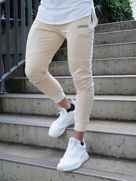 

fashion mens joggers pants skinny casual trousers pants men sweatpants drop shipping good quality, Black