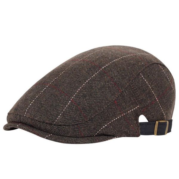 

2020 new autumn winter wool felt newsboy caps men beret old man retro octagonal cap art youth casquette male trilby, Black;white