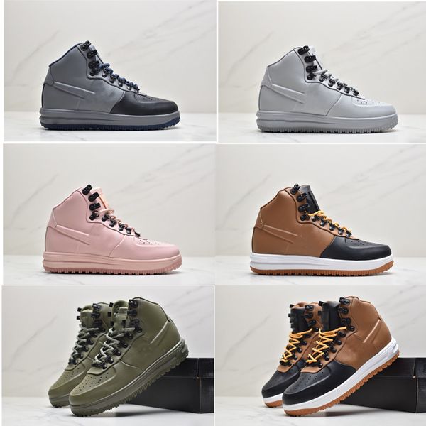 

lunar duckboot women shoes medium olive navy blue men's sports high shoes acronym fashion casual shoes training sneakers eur3-47