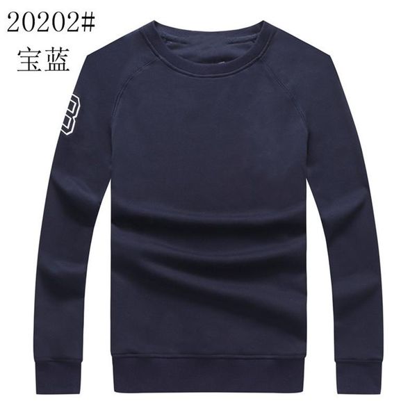 

men's hoodies & sweatshirts homme big horse o-neck autumn and winter hombre sports, Black