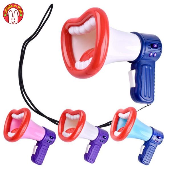 

voice changer funny loudspeaker recorder voice change speaker fun toy children kids handheld mini vocal toys q0115