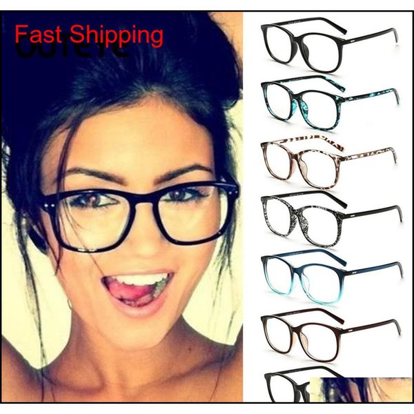 

women transparent computer glasses clear eyeglasses fashion fake optical eye glasses frames myopia glass s qylgvb bde_luck, Blue