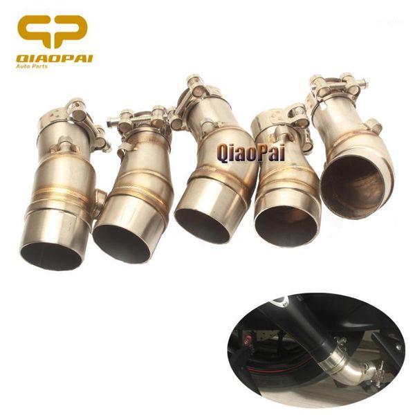 

motorcycle exhaust adapter middle tube escape muffler connect link pipe for ninja z250 z300 z250sl er6n er6f gp exhaust1