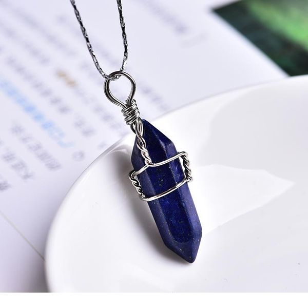 

1pc natural crystal rose quartz amethyst pendant magic repair healing crystal jewelry couple decorating christmas and d qyldmn, Black