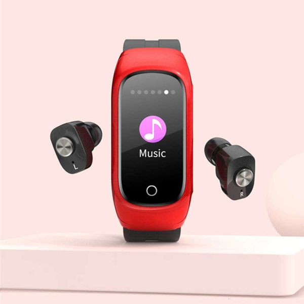

smart watch 2 in 1 bluetooth 5.0, new dign, wirels headset with heart rate and blood prsure control