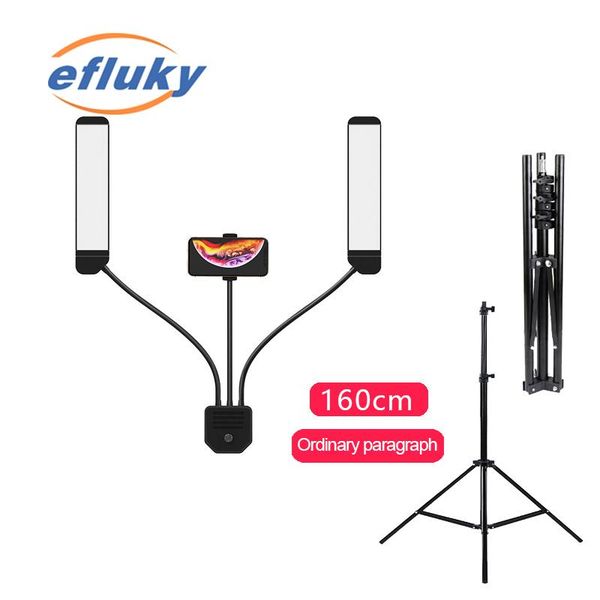 

flash heads 288pcs led double arms fill light long strips 3300k-5600k pography lighting camera for hauwei
