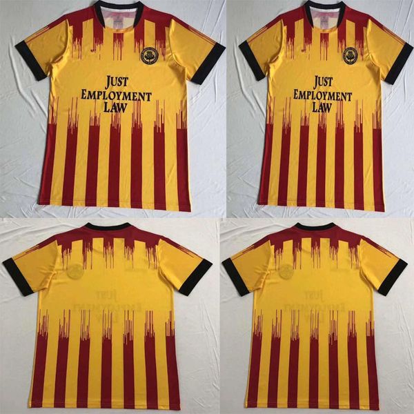 

selling 20/21 partick thistle football jersey 2020 2021 graham jones men's gordon bannigan short sleeve football jersey, Black;yellow