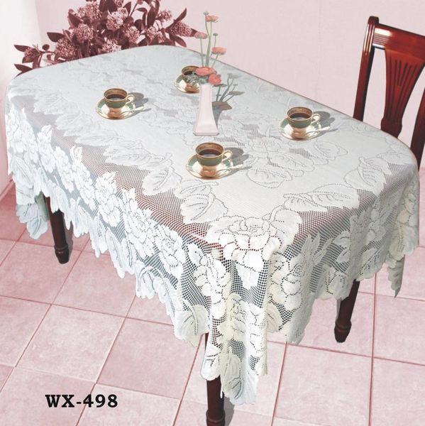 

new arrival 150230cm 7 styles white elegant polyester jacquard lace tablecloth handcraft table cloth cover decoration ls001 wmthec petsyard