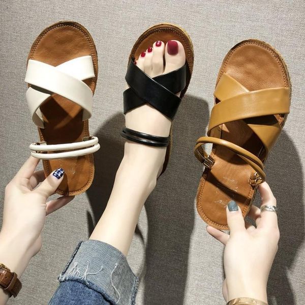 

2021 ladies slippers for outer wear summer crossover fashion indoor sandals breathable lightweight women's shoes wear-resistant1, Black