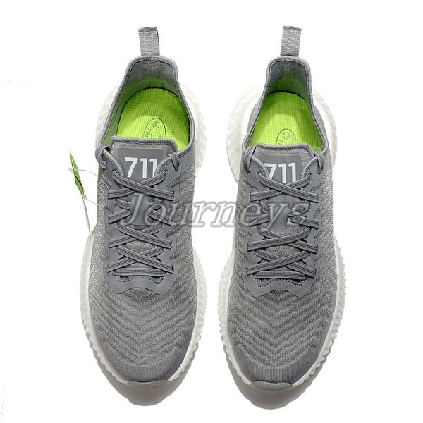 

treeperi basf runner 711 reflective sneakers men women running shoes wolf grey sport trainers us 5.5 eur 36 for women