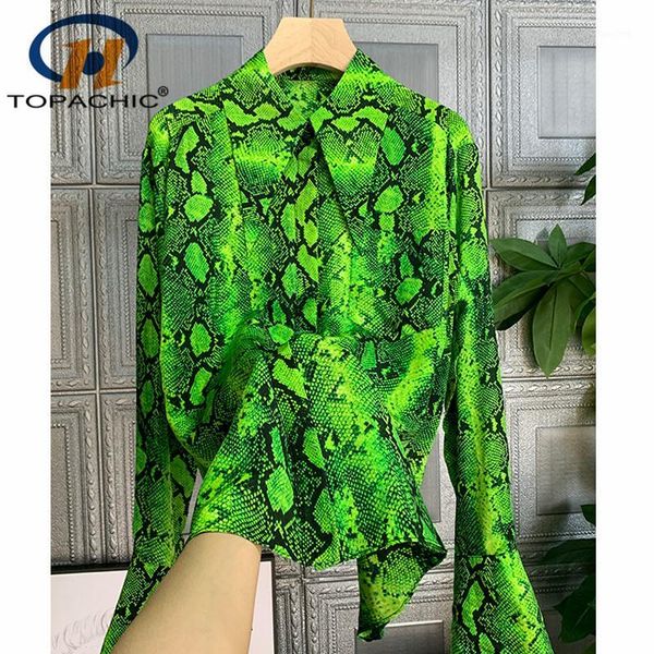

12.17 temperament 100% silk shirt personality design fluorescent green snake turn-down collar long sleeve women blouses1, White