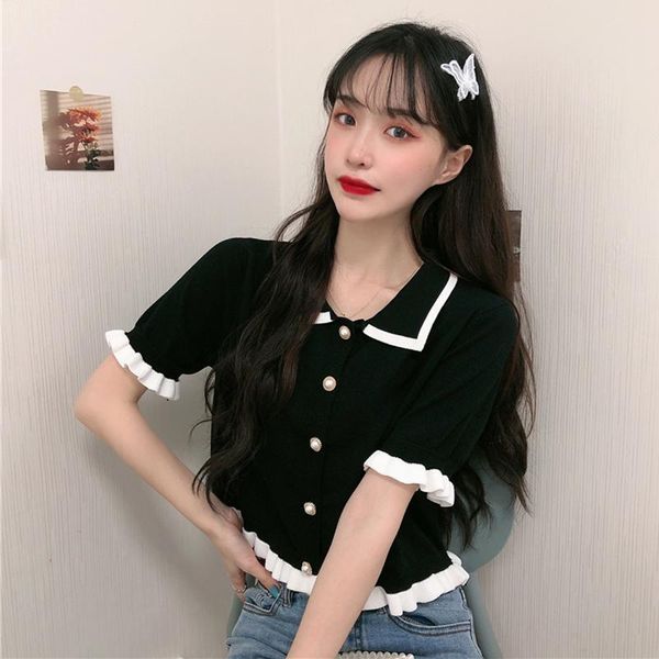 

women's t-shirt 2021 simple white short-sleeved letter embroidery all-match bodysuit tight-fitting chest spring bottoming shirt wome