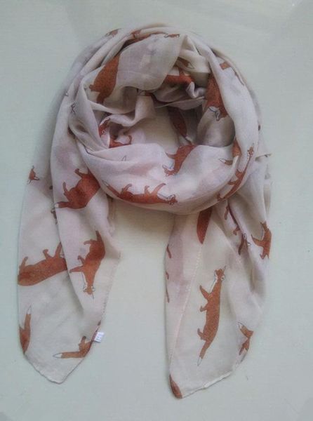 

10pcs/lot new design fashion animal print scarf scarf long, Blue;gray