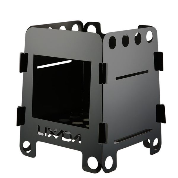 

ports & Entertainment Lixada Titanium Camping Stainless Steel Folding Wood Stove Alcohol Stove Portable Outdoor Picnic Cook Burners with...