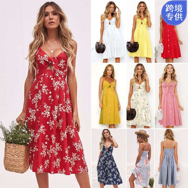 

dress 2021 new summer with women's chest strap, Black;gray