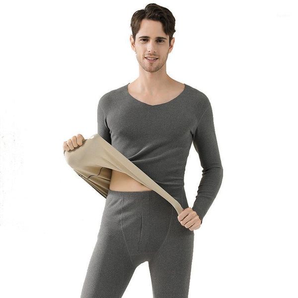 

men thermal underwear seamless soft delicate long johns inner wear set winter warm long underwear 20201, Black;white