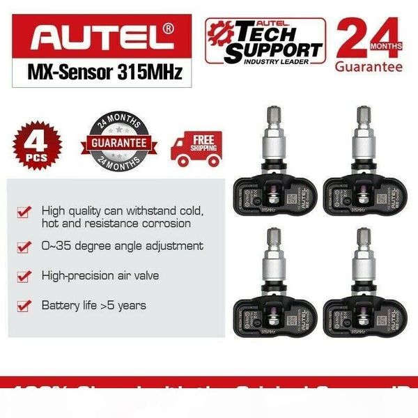 

autel mx-sensor 433mhz 315mhz 2 in 1 maxitpms pad tire pressure monitoring system tester reader scanner obdii 2 diagnostic tool