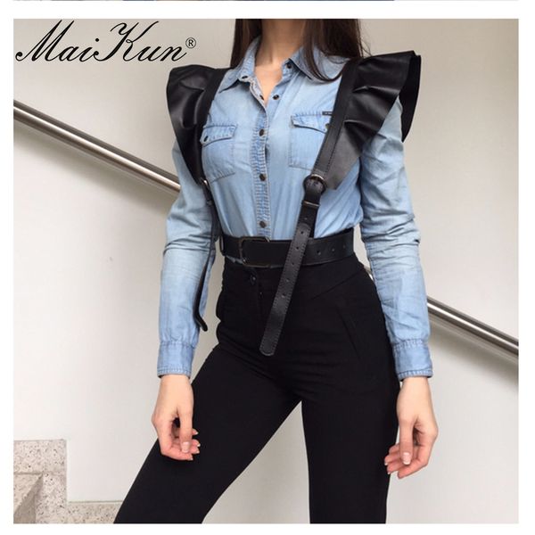 

maikun belts for women luxury female adjustable harness belt 201120, Black;brown