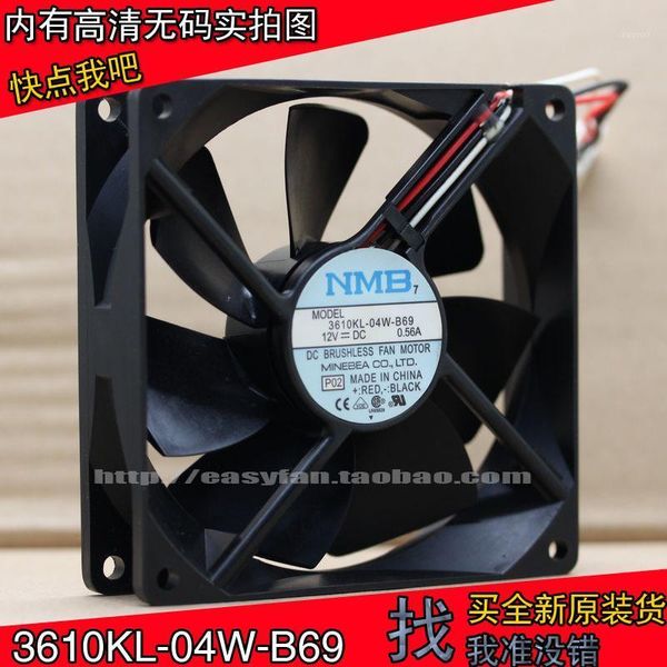 

fans & coolings nmb 9025 12v 0.56a 3610kl-04w-b69 large air cooling fan double ball 90Ã90Ã25mm cooler1