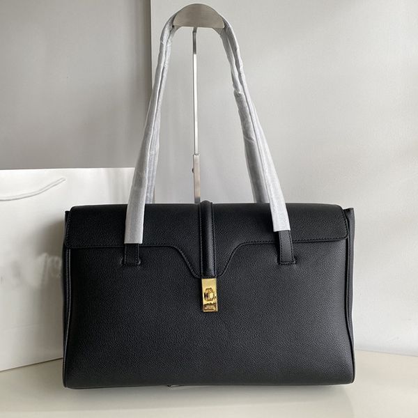 

new soft16 leather underarm large capacity tote bag