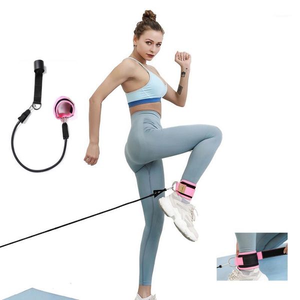 

resistance bands fitness pull rope elastic band foot fixator buttocks leg training fit1