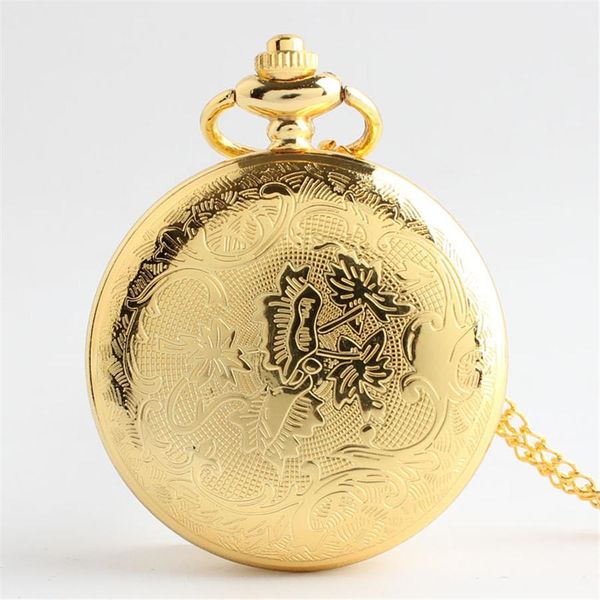 

ретро золото арабские цифры стимпанк кварцевые карманные часы для мужчин женщины ожерелье подвеска часы cf1007 sqclqd, Slivery;golden