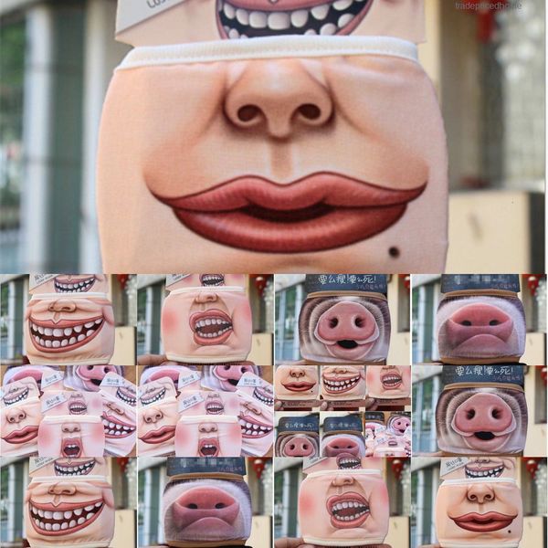 

factory0i3ycartoon protective mouth 3d pig funny face big mask dustproof washable stretchy earlo tvrq