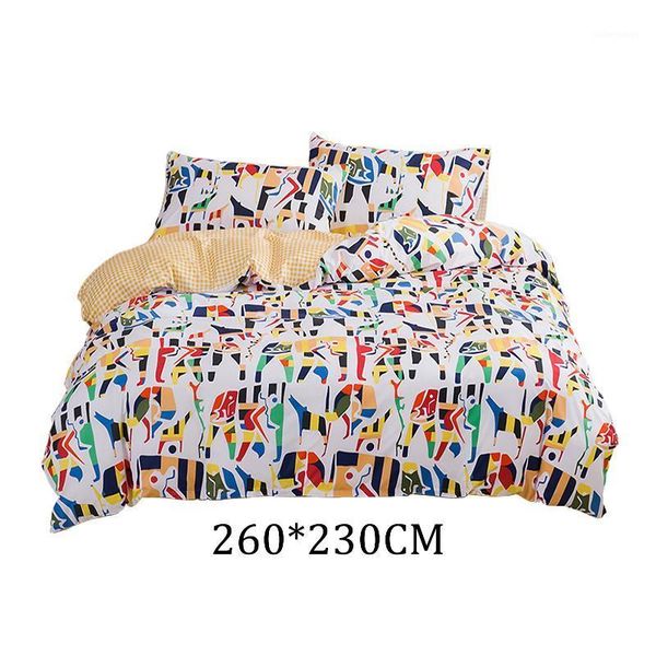 

3pcs/set  with pillow case floral single soft quilt cover luxurious durable king modern fashion corner ties bedding decor1