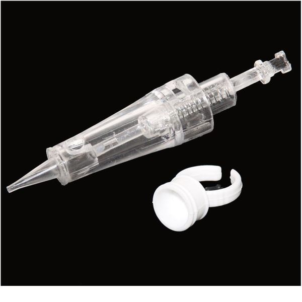 

wholesale 50pcs 1rl new design disposable lip/eyebrow permanent makeup cartridge needles tattoo needles with 1pcs ring qyldgl