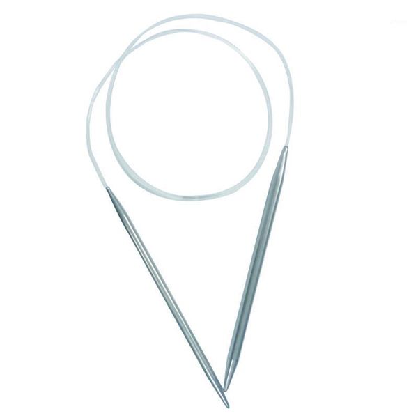 

stainless steel circular knitting needles crochet weaving pins for sweater gloves needlework 10mm/6mm/4mm1, Black