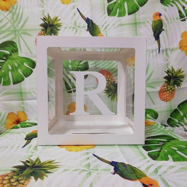 

transparent balloons box name age box baby shower decorations baby 1st one birthday party decor gift babyshower supplies jlltej yeah2010