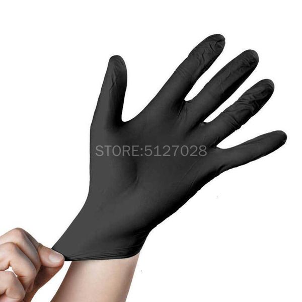 

available 100 pieces size black road oil latex proof tattoo accessory multipurpose gloves body art z2ad
