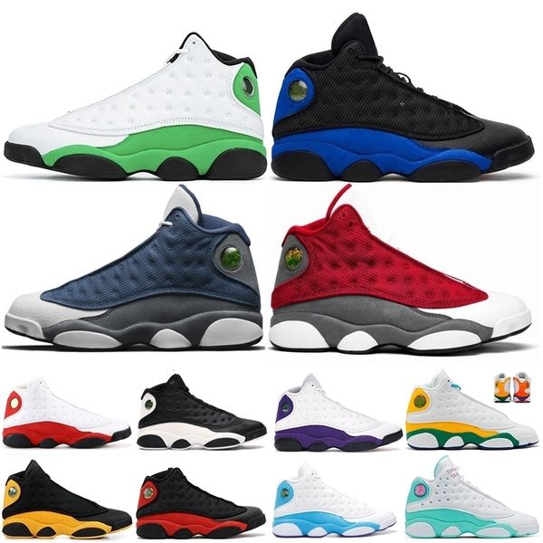 

red flint 13 13s basketball shoes for wohyper royal lucky green playground chicago aurora green men shoes sneakers