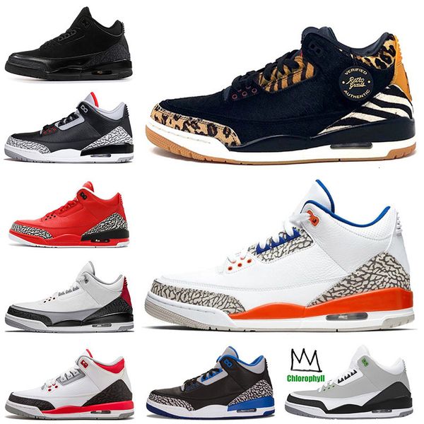 

new 3s mens basketball shoes 3 animal pack knicks rivals varsity red cement black cat chlorophyll sport