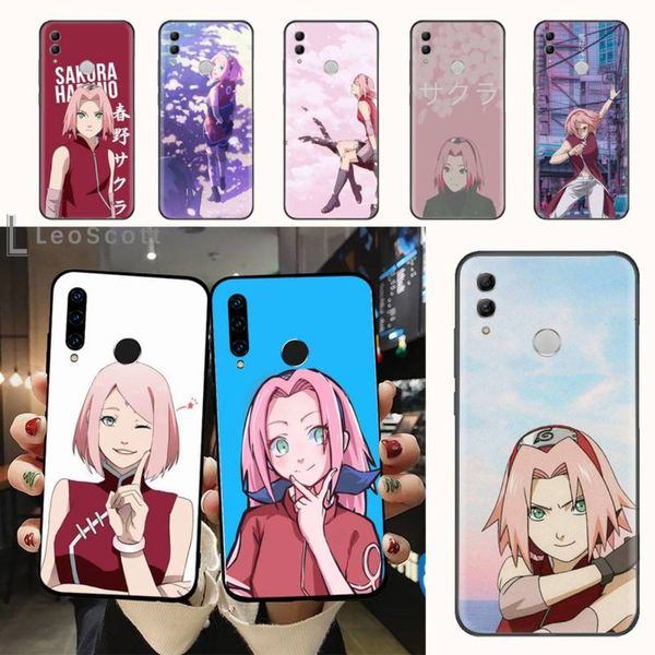 

naruto sakura haruno mobile phone cover huawei honor 7c 7a 8x 8a 9 10 10i lite 20 nova 3i 3e