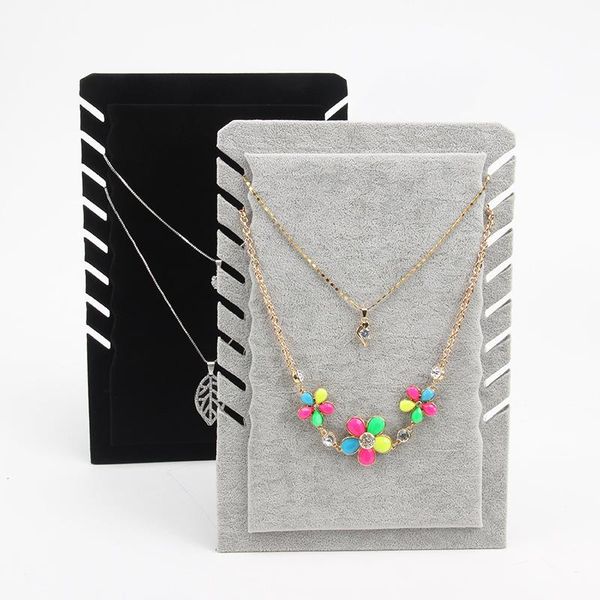

new velvet necklace stand holder jewelry display necklace pendants holder rack jewelry storage organizer, Pink;blue