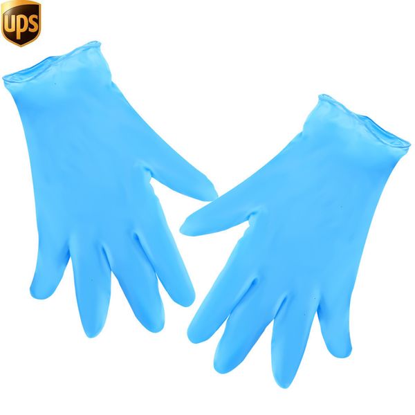 

factorymer8latex disposable kitchen dishwashing blue work 100pc rubber garden dust-proof dishwashing/kitchen/ gloves