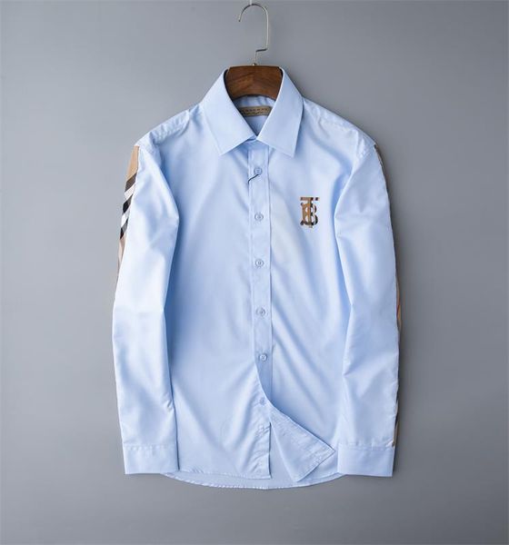 

new female designer shirt men's shoes men's times clothing case check print autumn work wear men's fashion shirt i1, White;black